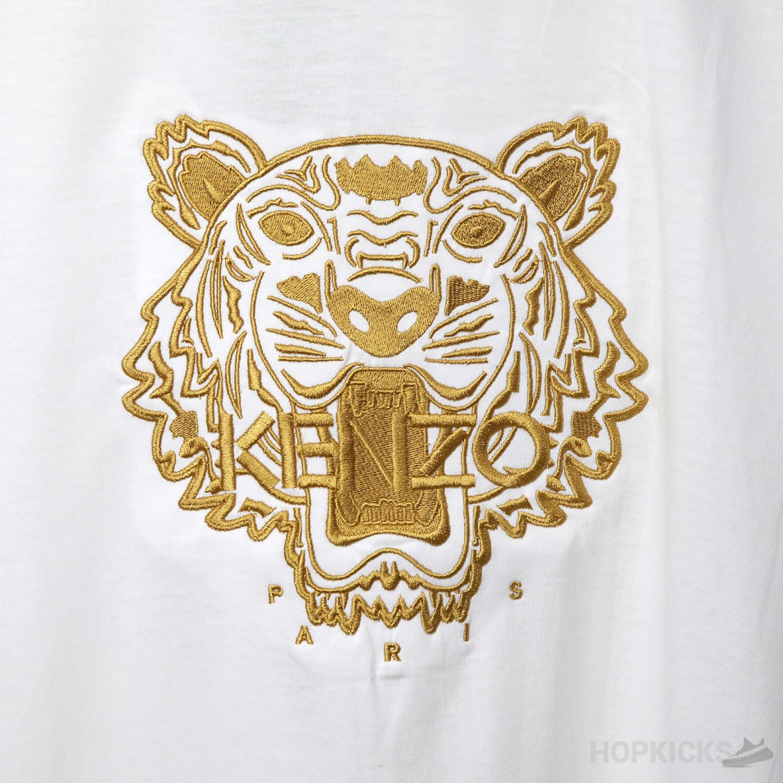 Kenzo white and gold t best sale shirt